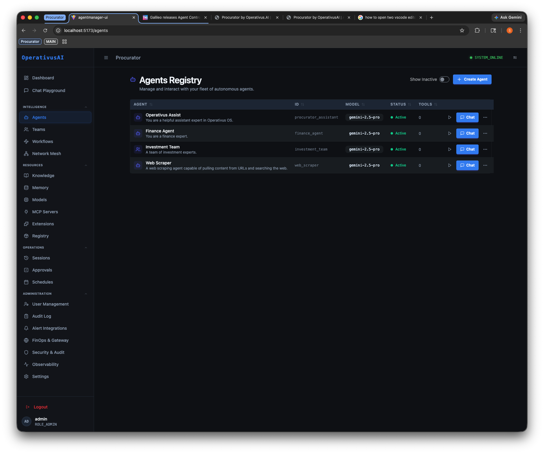 Agent Registry