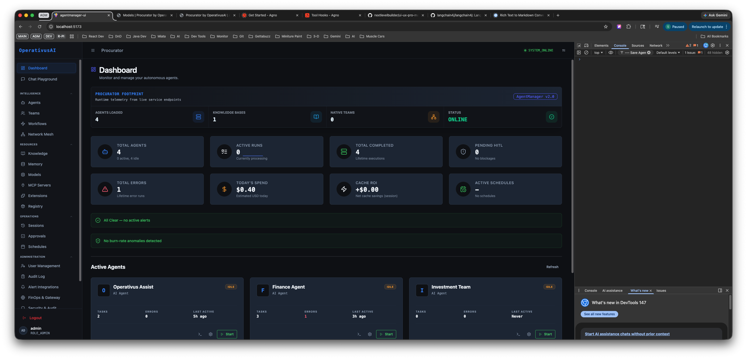 Admin Dashboard